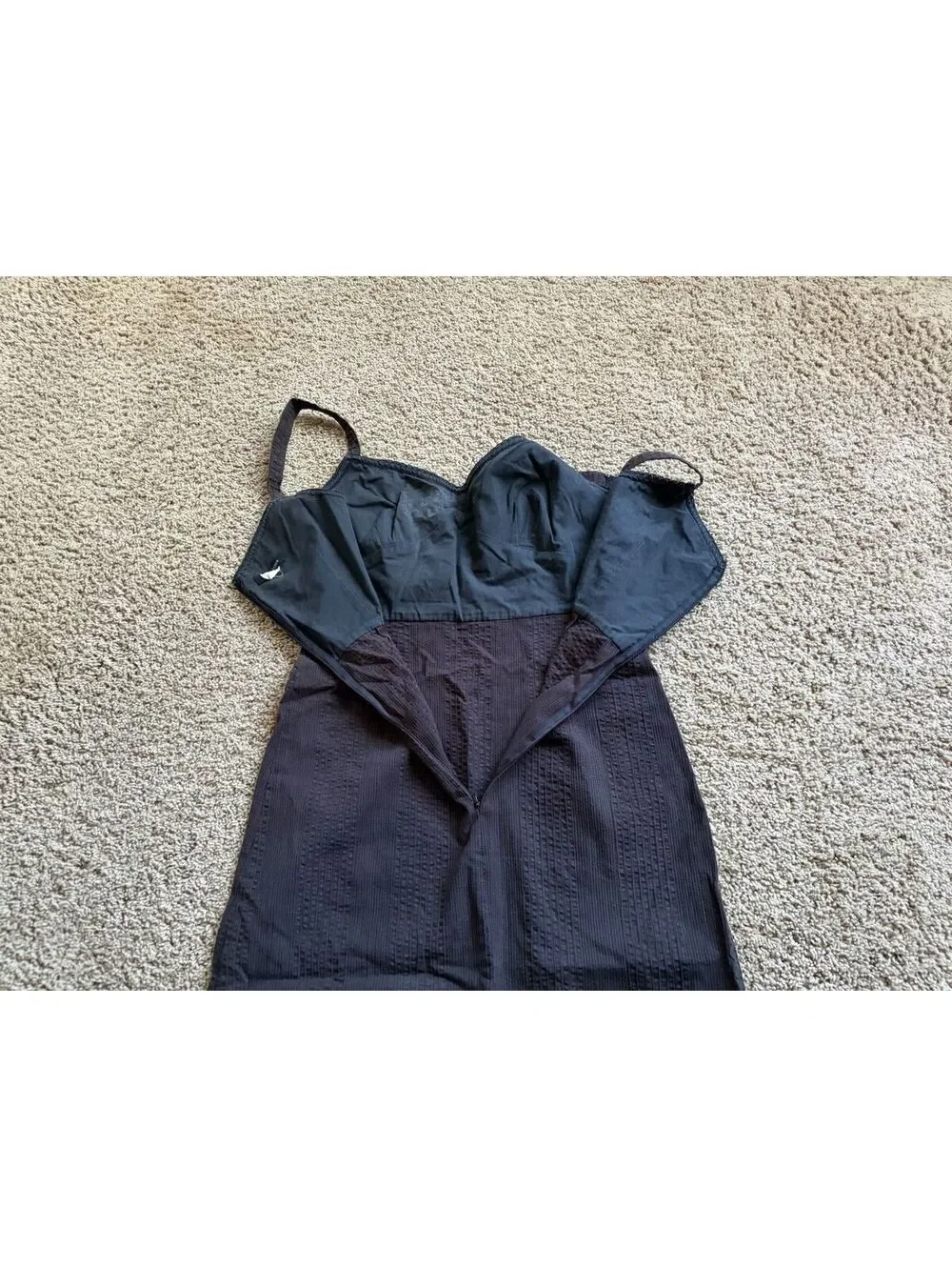 Women's black J.Crew sleeveless slip dress Size 6